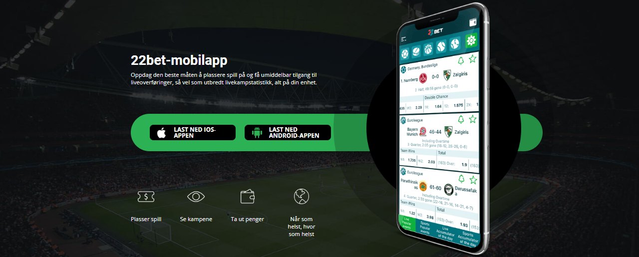22Bet Betting Mobile App NO