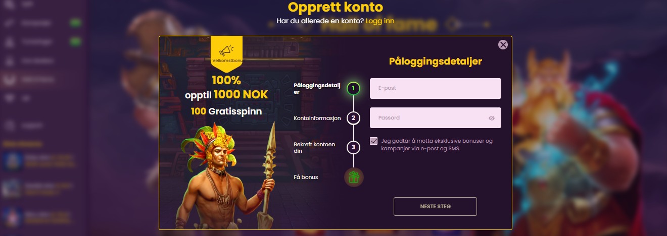 Bizzo Casino Registrations NO