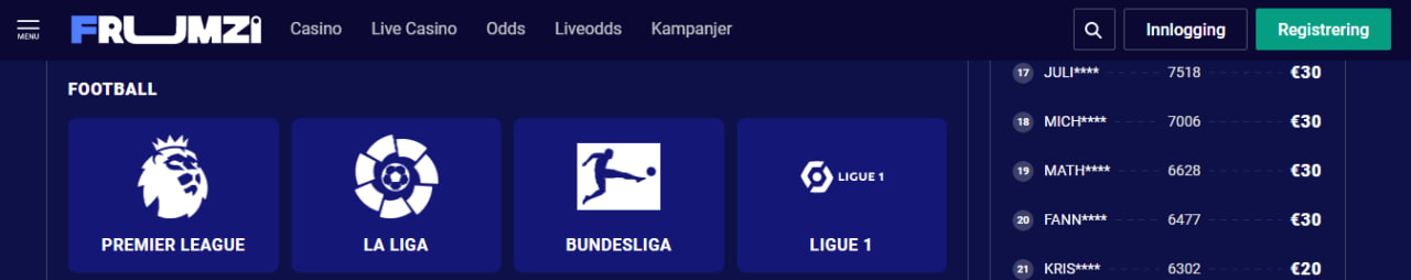 Frumzi bookmaker