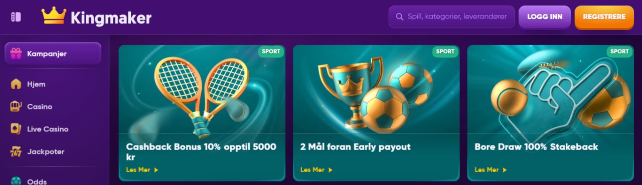 KingMaker sitt casino