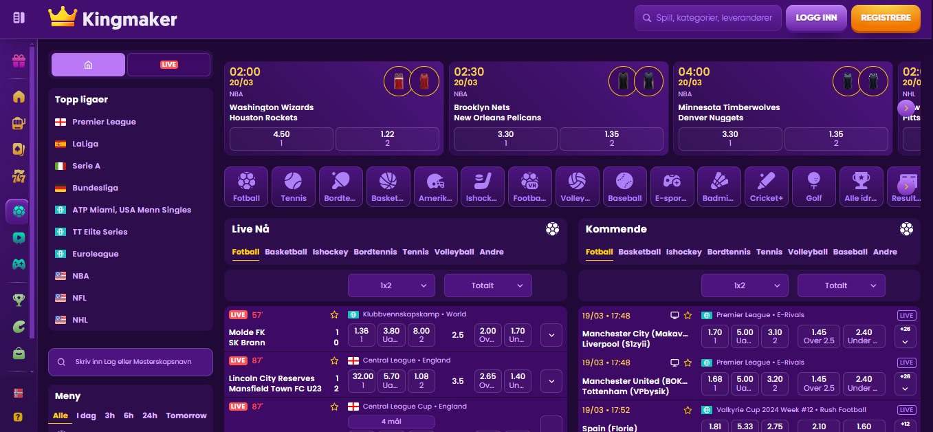 Kingmaker Sport Betting