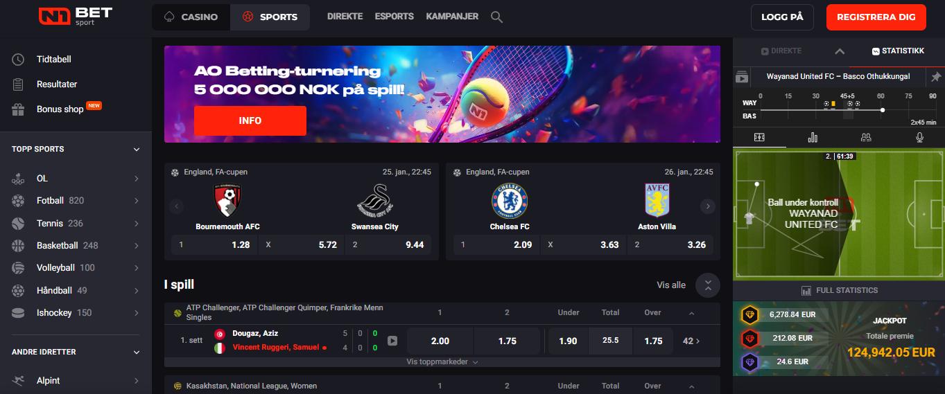 N1Bet Sport Betting, bookiesnorge.tv
