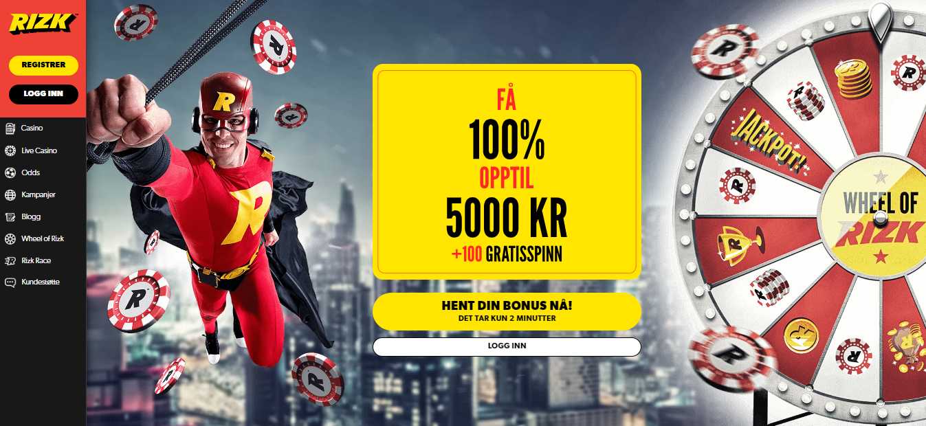 Rizk Casino Mane page NO