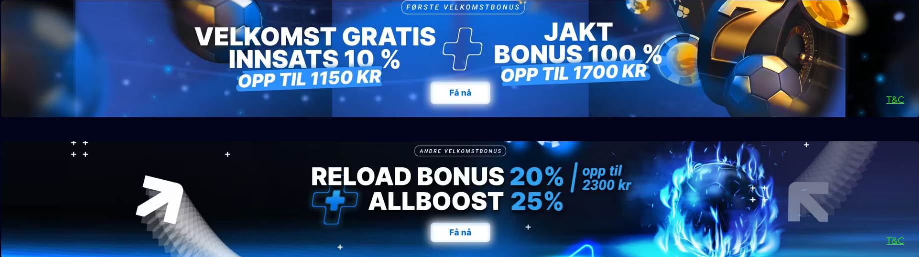 Velkomstbonus hos Zotabet 
