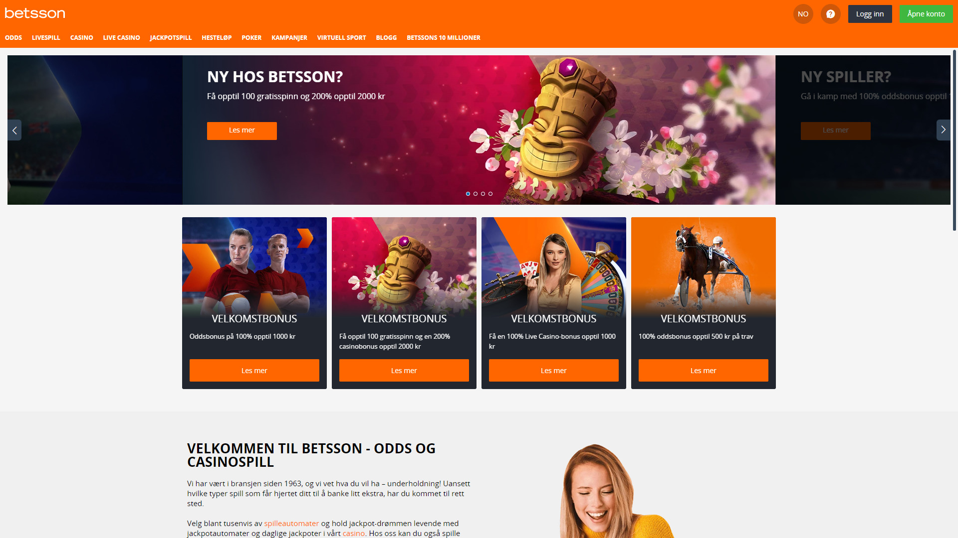 Betsson, bookiesnorge.tv