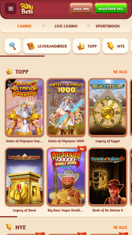 BillyBets casino