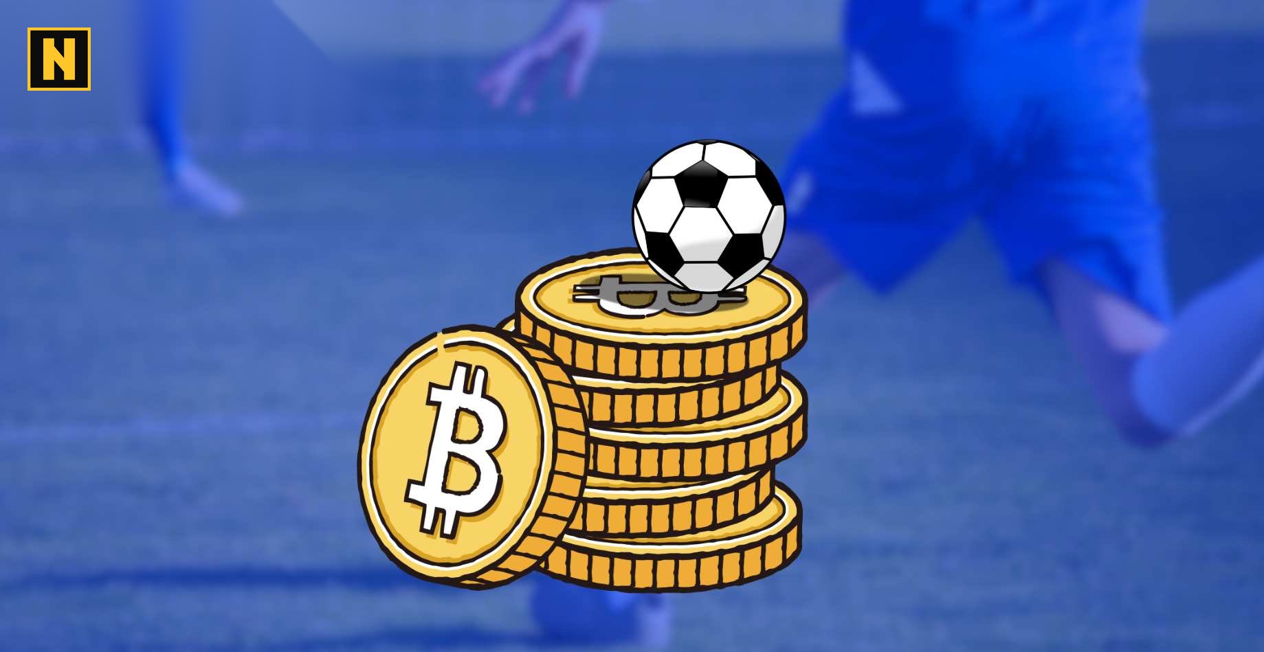Bitcoin-mynter og fotball