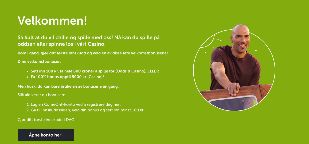 ComeOn, bookiesnorge.tv