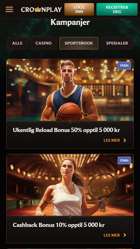Crownplay bookmaker cashback