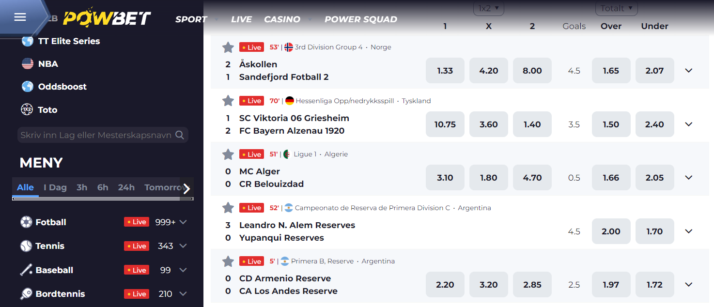 powbet bookmaker review
