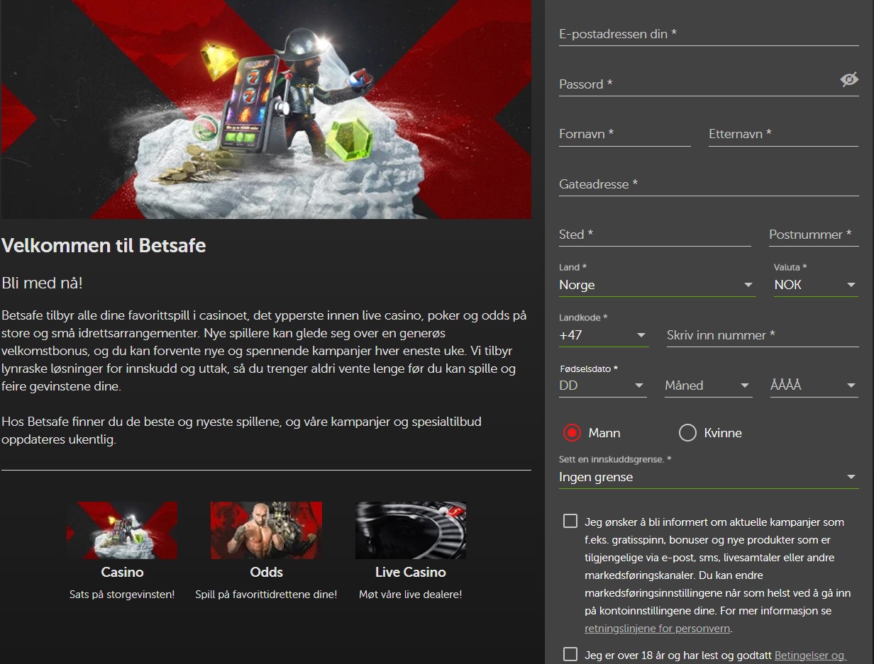 betsafe casino