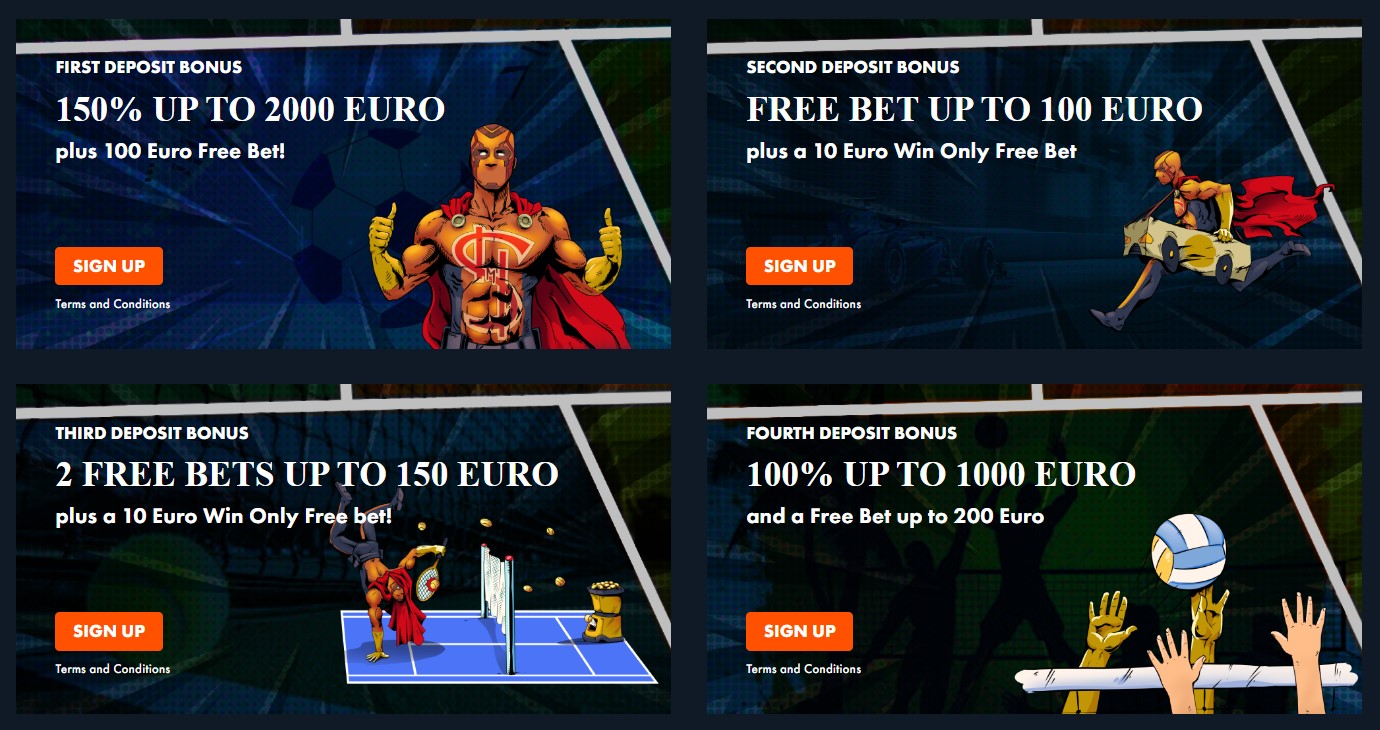 Slotman Sports - Velkomstbonus