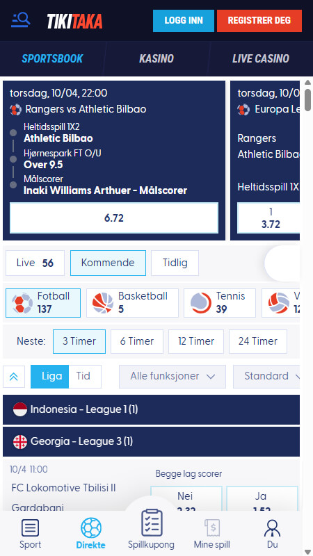 TikiTaka Bookmaker Sports