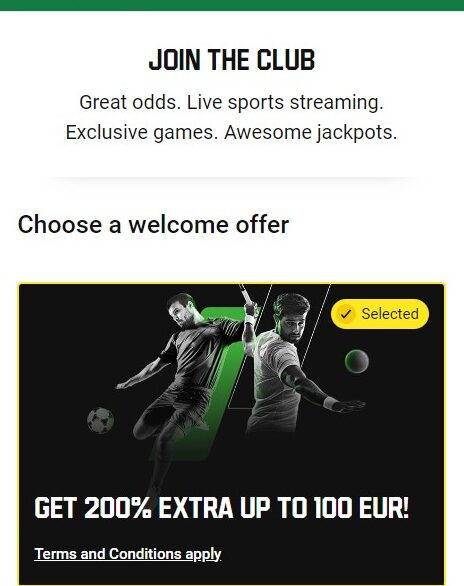 unibet velkomstbonus