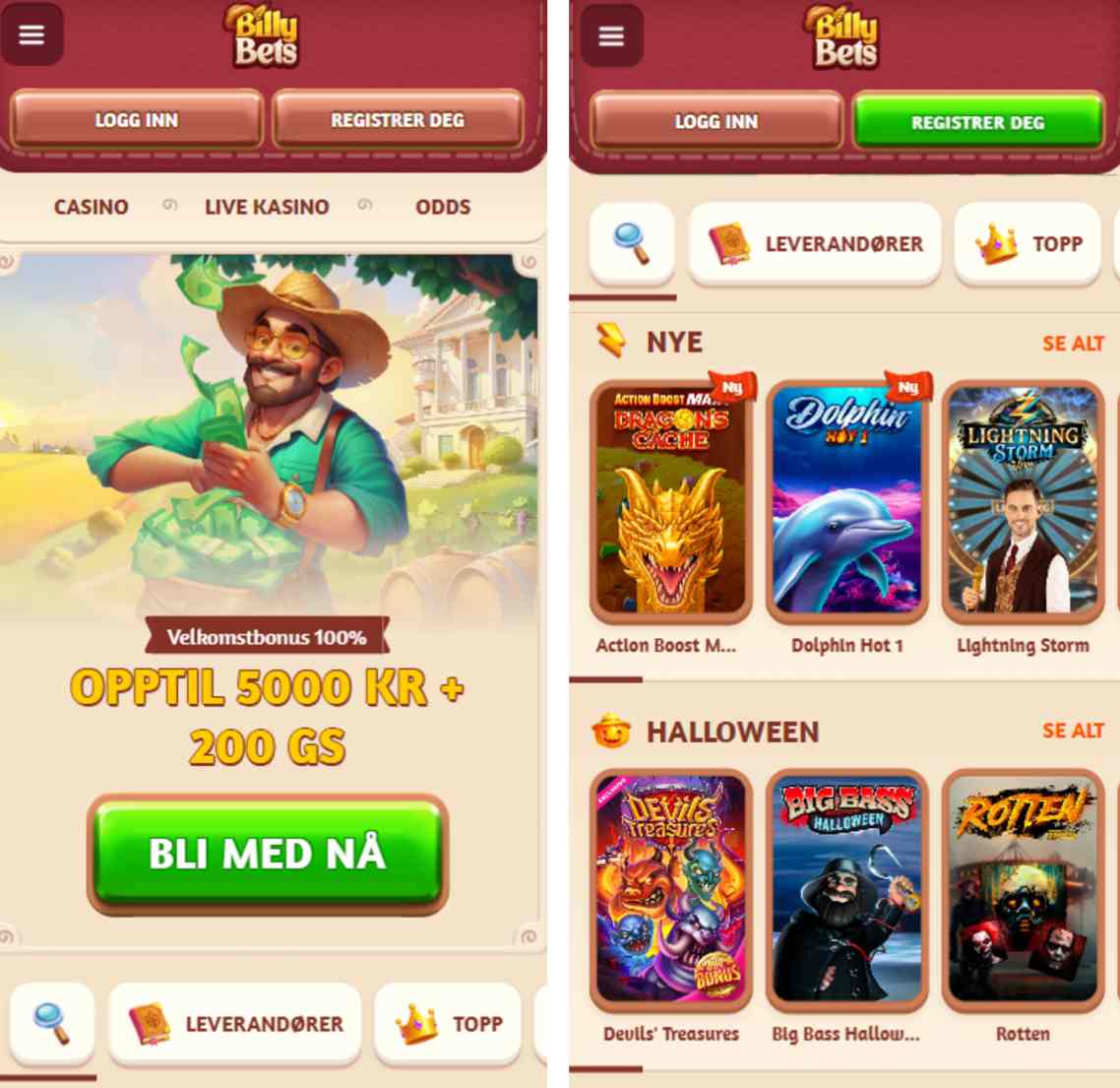 billybets mob 2 bookiesnorge