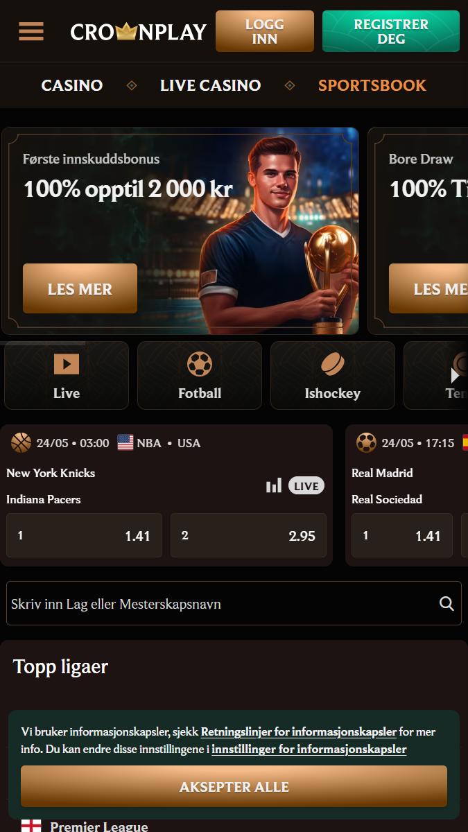 Best Revolut Bookmakers Crownplay