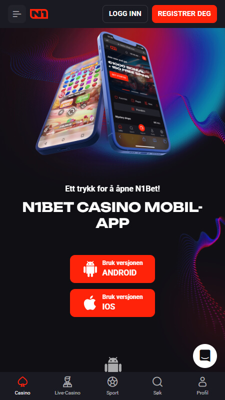 N1Bet mobile apps