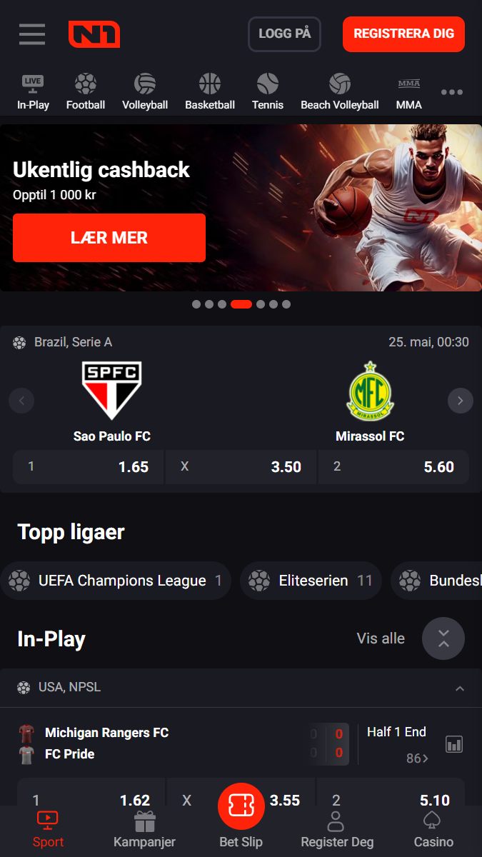 Best Revolut Bookmakers N1bet