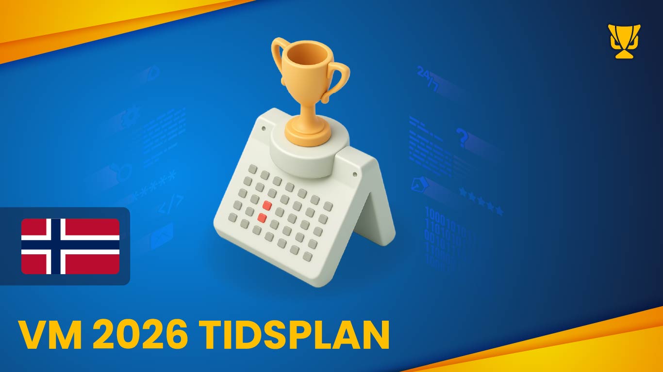 VM 2026 tidsplan