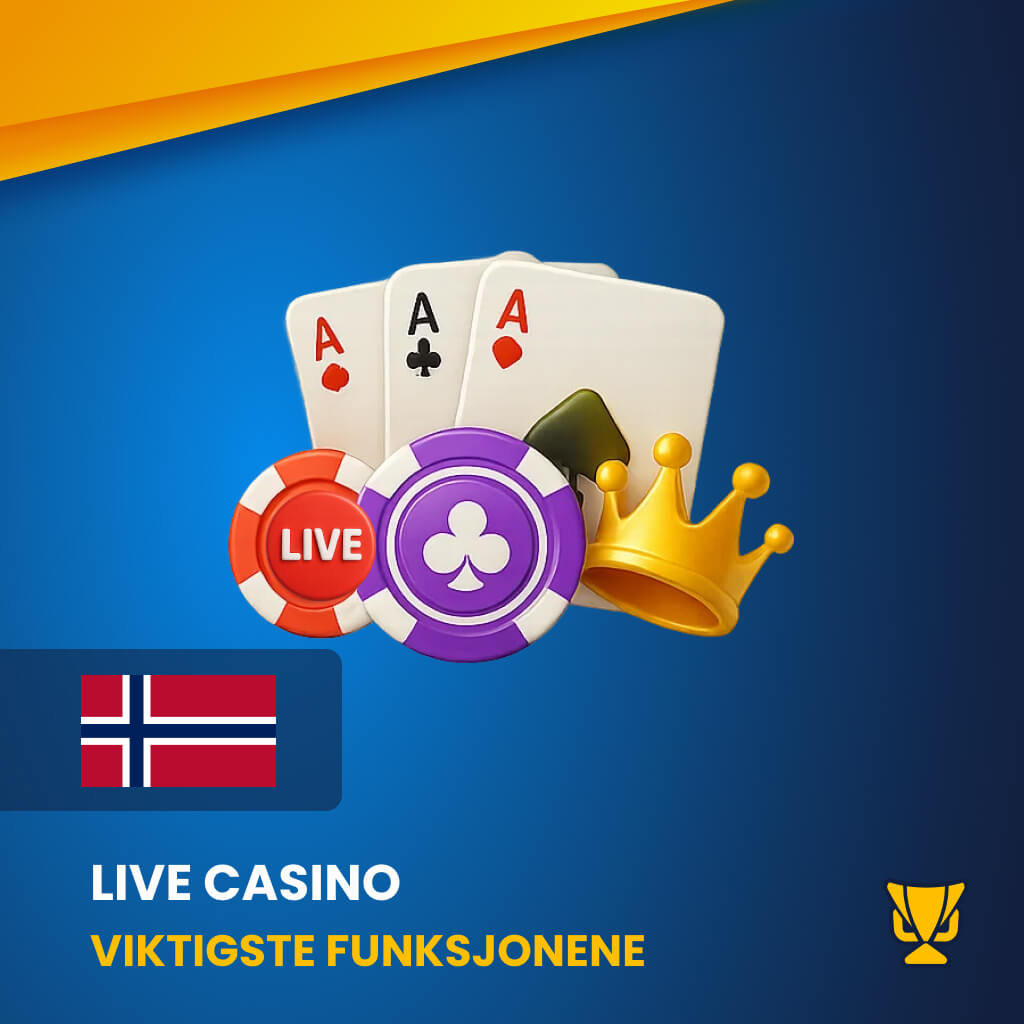 Live casino-funksjoner