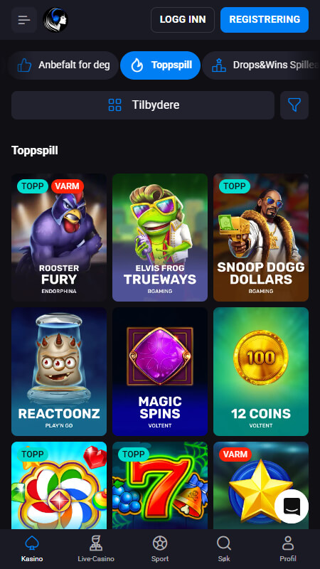 Lucky Vibe casino games