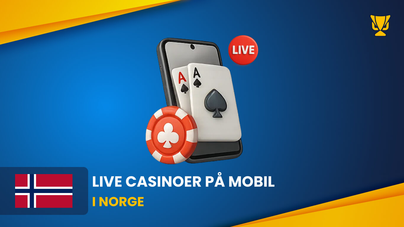 Live casinoer på mobil i Norge