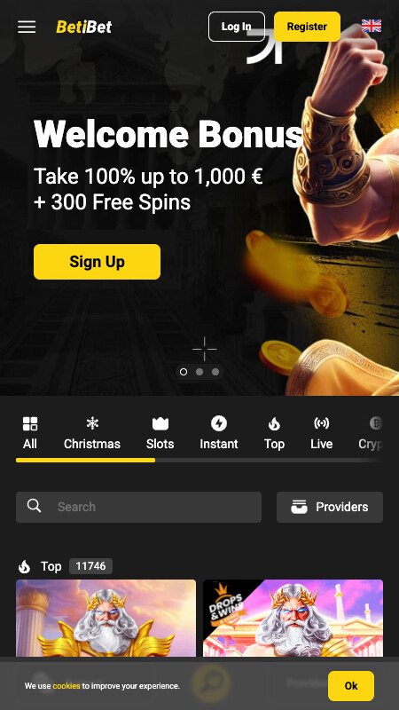 Betibet - Kasino med kryptovaluta