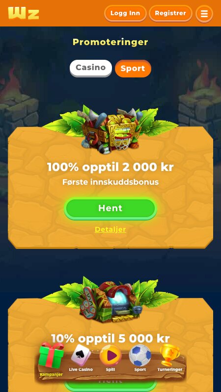 Wazamba bonuser og kampanjer