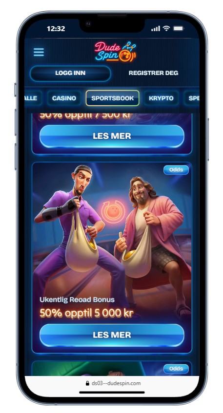 Dudespin bonus
